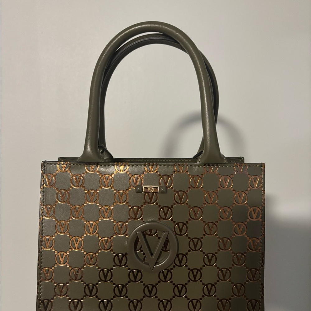Valentino Olive Green Marie Monogram
